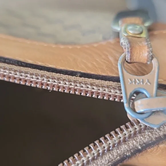 Gucci Gold and Tan Leather Vintage Bundle With Matching Eyeglass Case - Picture 10 of 17